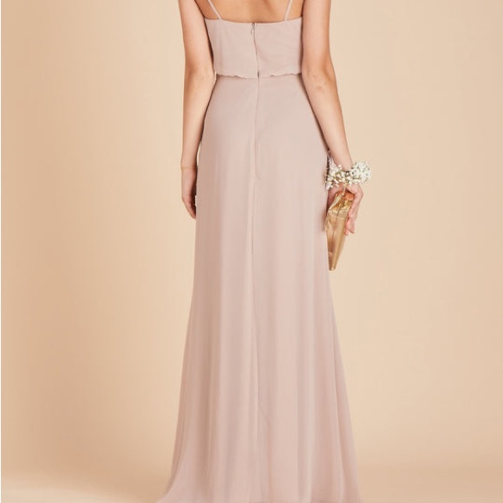 Birdy Grey size medium bridesmaid taupe light pink dress - Picture 3 of 11